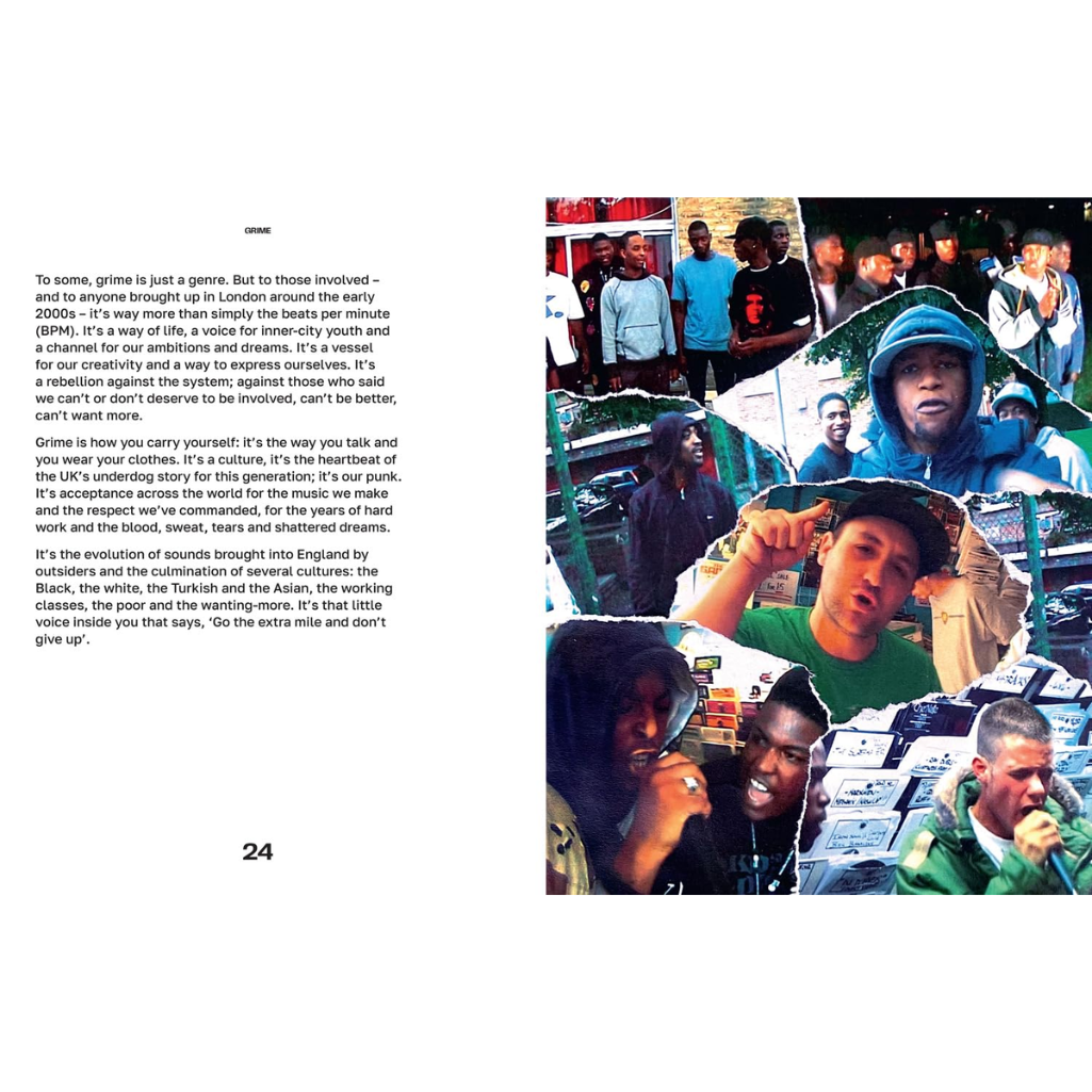 Collage of people with text on a white background