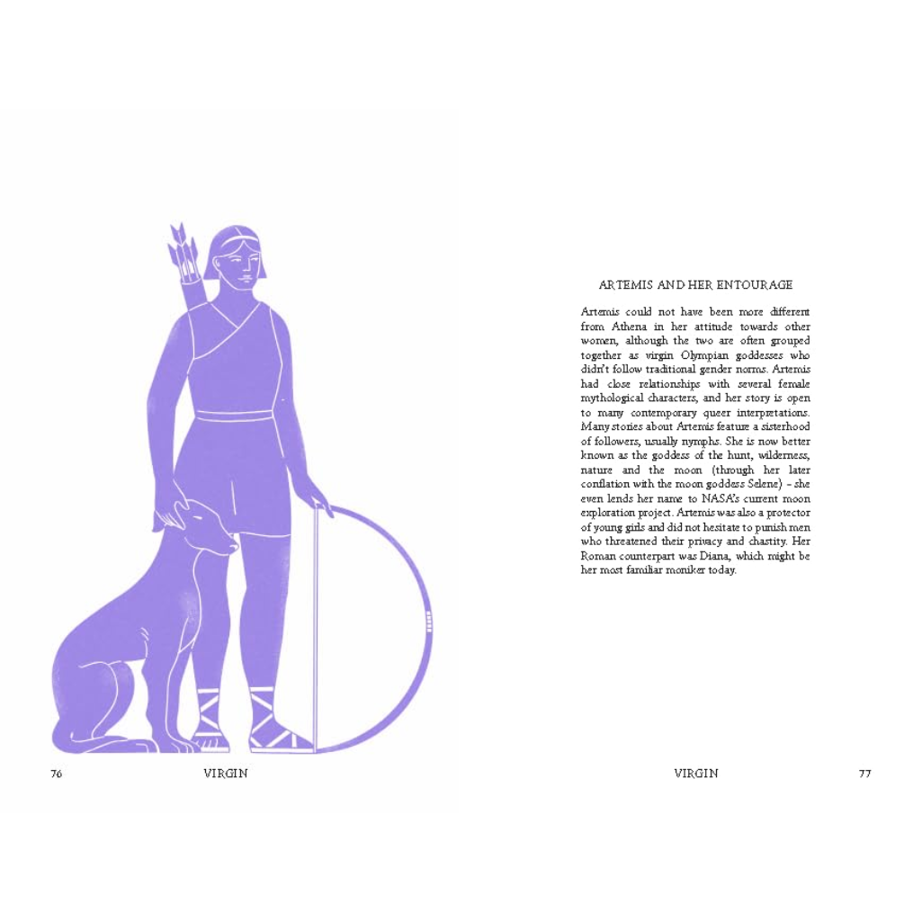 Illustration of a figure with a dog and text on a white background