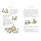 Illustrated book page with characters from 'Winnie the Pooh' and text.