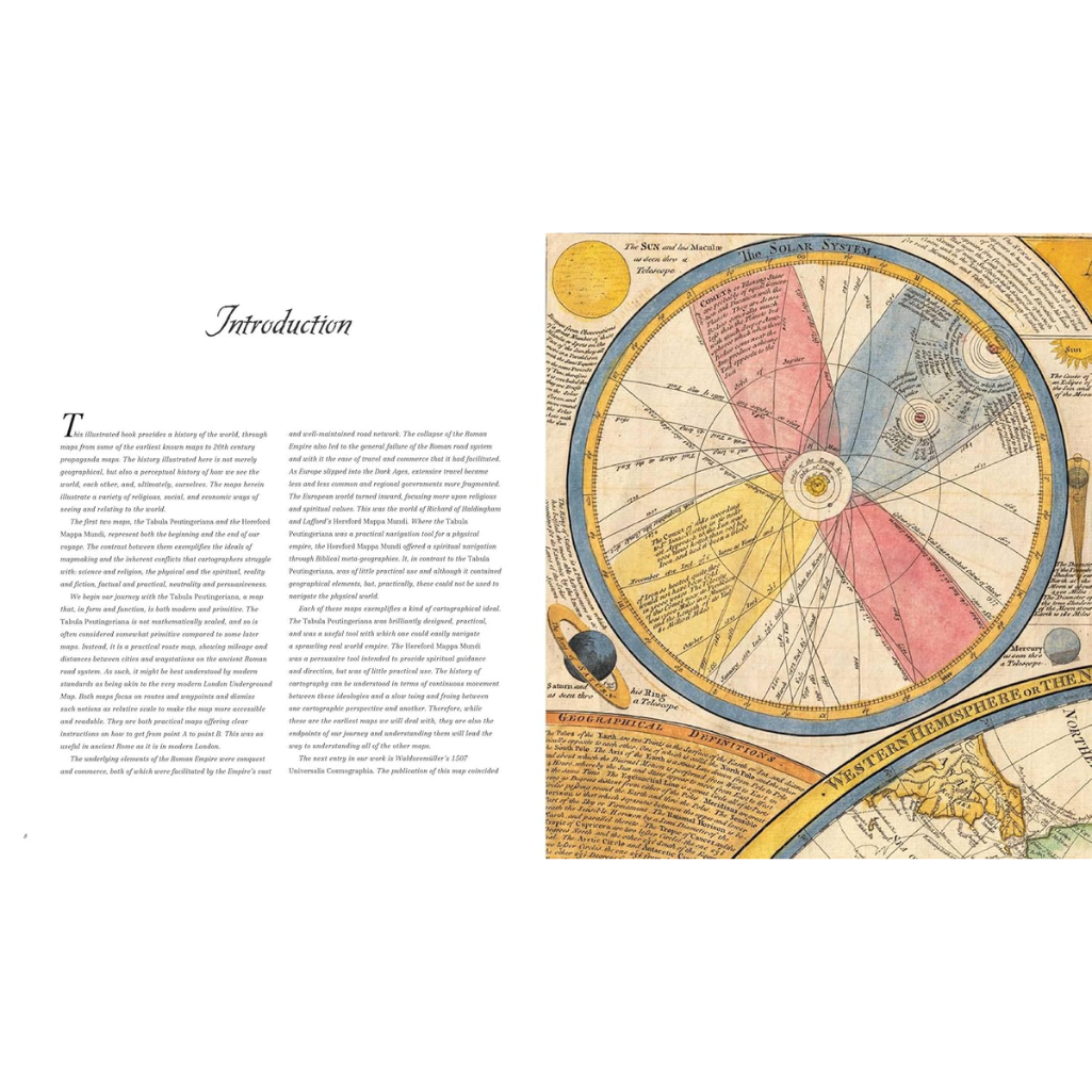 Book page with an astronomical diagram and text on a white background