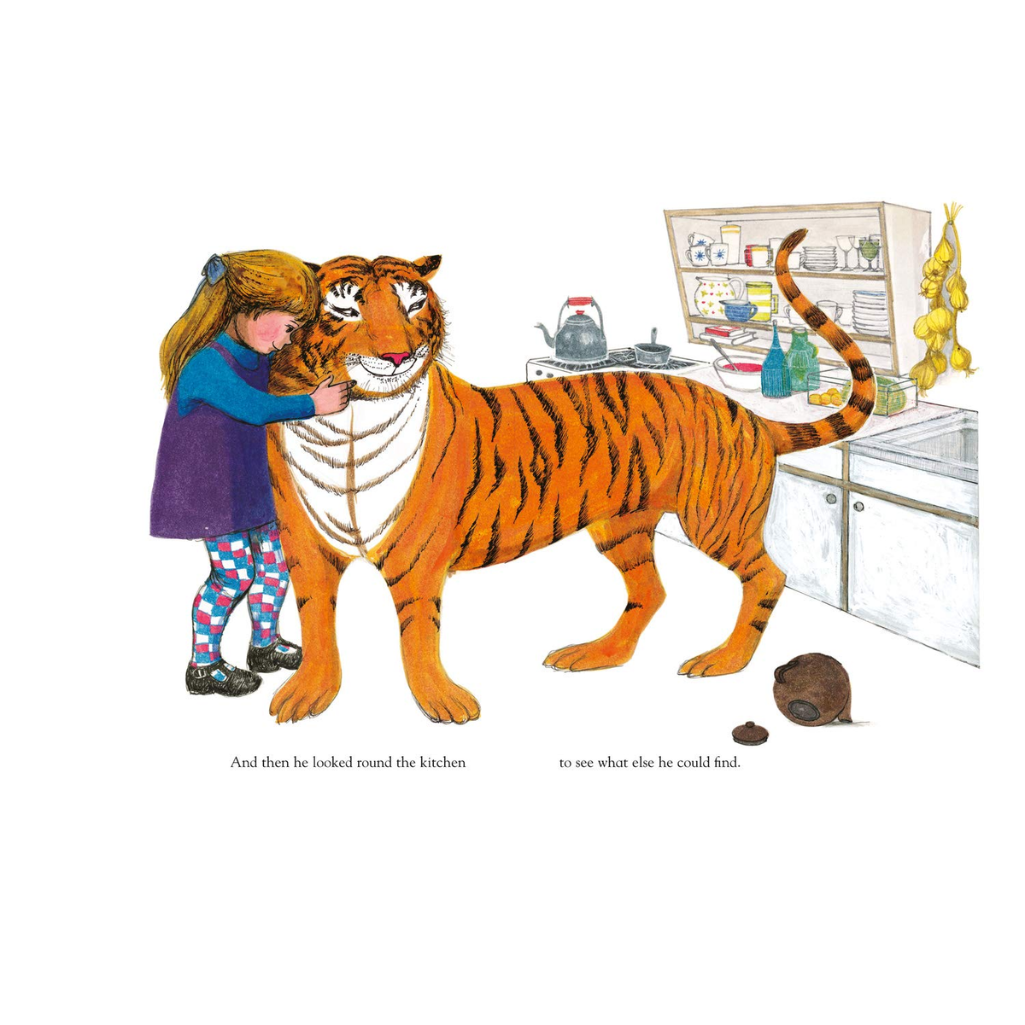 The Tiger Who Came to Tea (Board book) inner spread