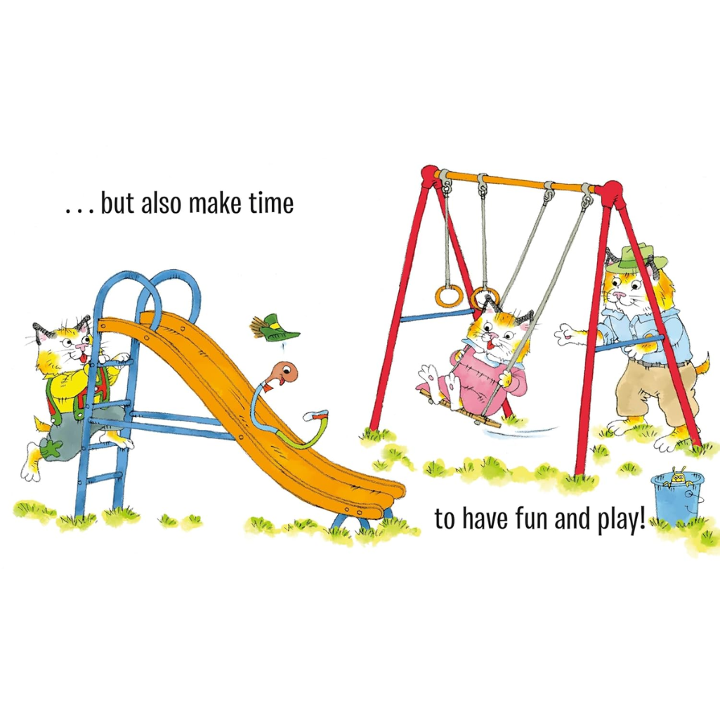 
Richard Scarry's Best Daddy Ever!: A Book for BUSY, BUSY Dads (Hardback) internal spread