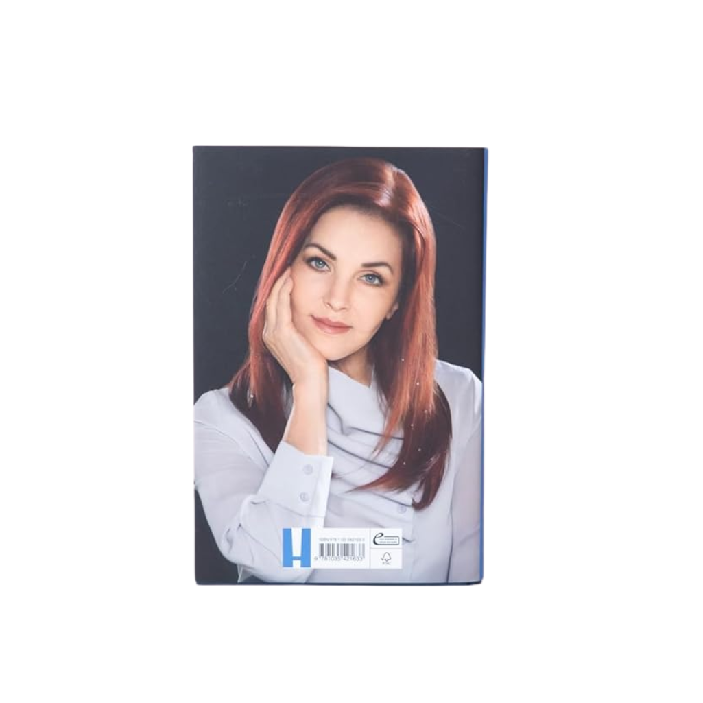 Product packaging with a woman's face on a white background