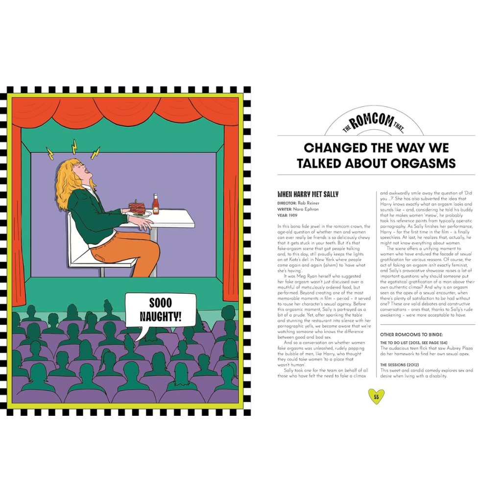 I Love Romcoms and I am a Feminist: A manifesto in 100 romcoms Hardcover – 29 Aug. 2024
by Corrina Antrobus (Author), Vulga Drawings (Illustrator)