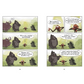 Comic strip with cartoon characters discussing school and learning.