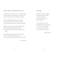 Two poems by Jane Commane and Michael Laskey on a white background