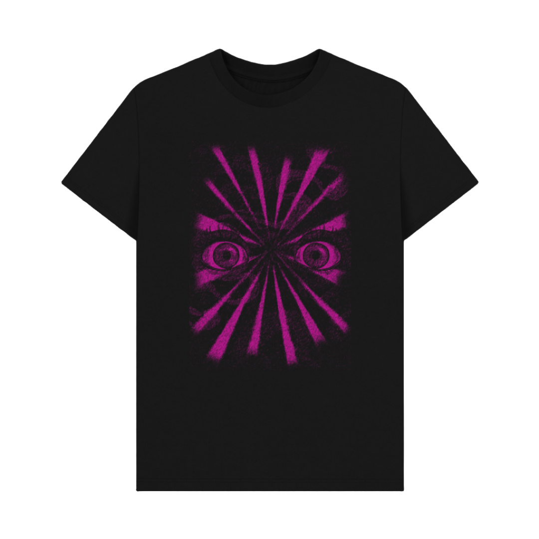 Black Printed T-shirt Glimpses of the Unknown