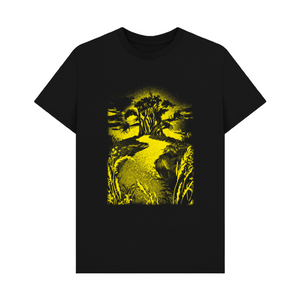 Black Printed T-shirt Haunted Trail
