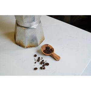 Olive Wood Short Handled Coffee Spoon