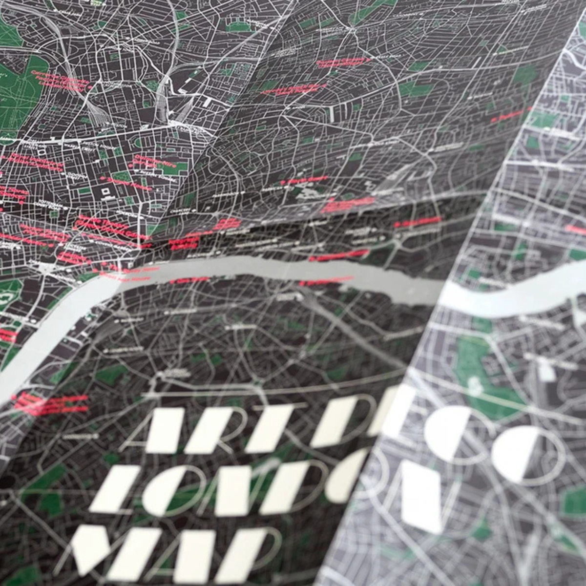 Art Deco London Map