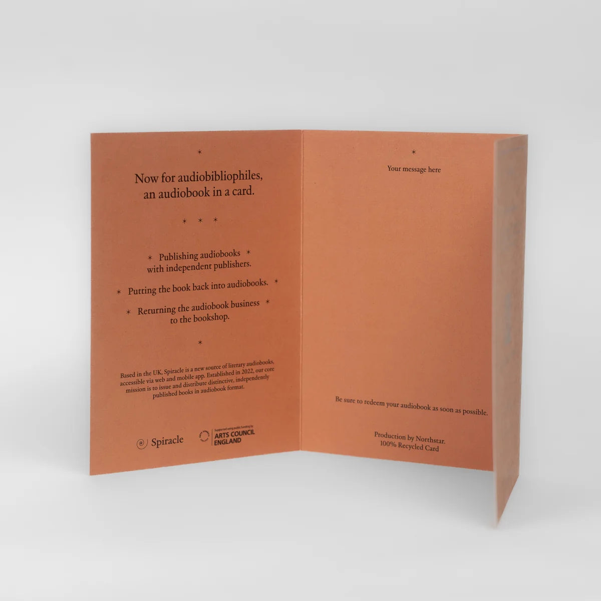 Audiobook In a Card: Pride and Prejudice