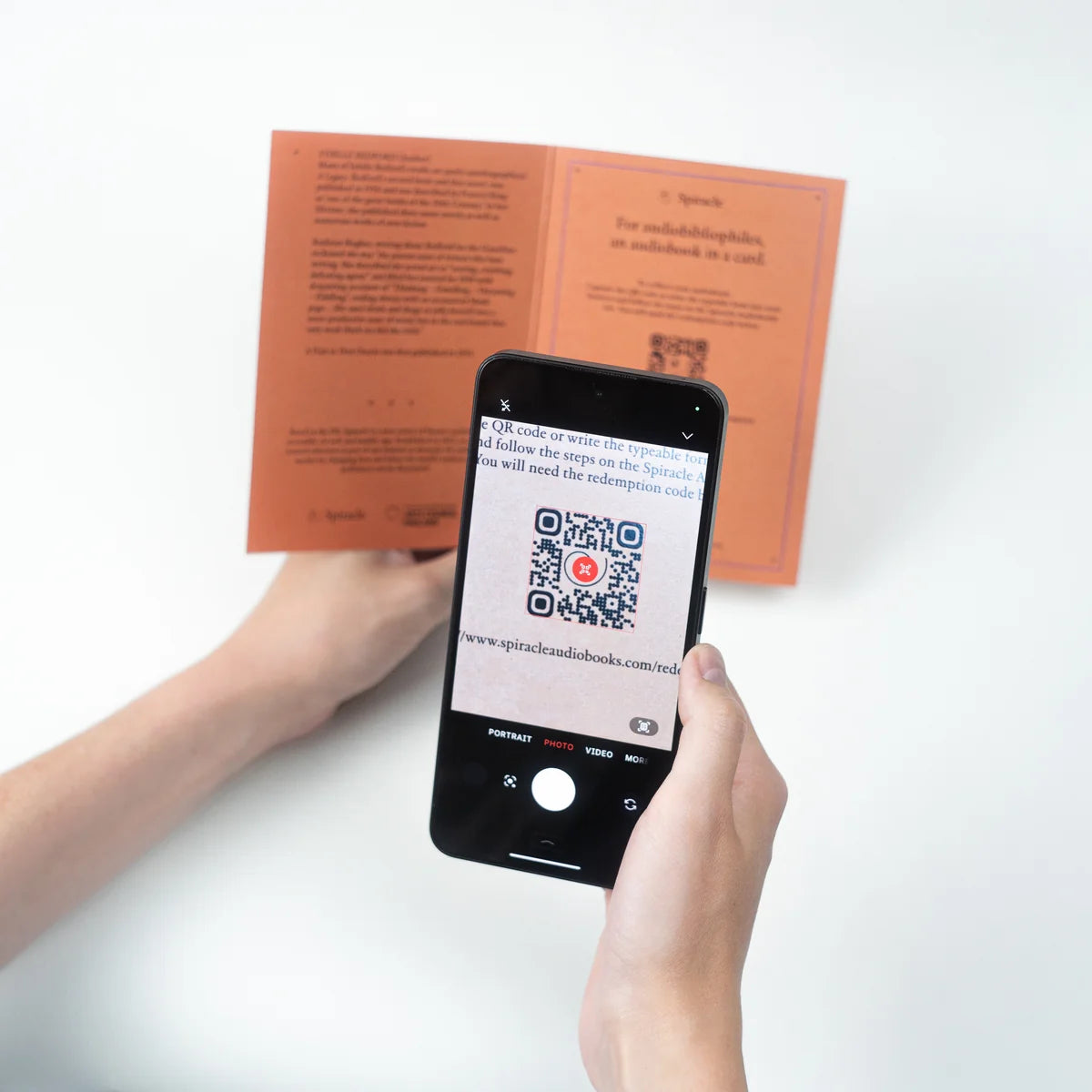 Audiobook in a Card_scan qr code