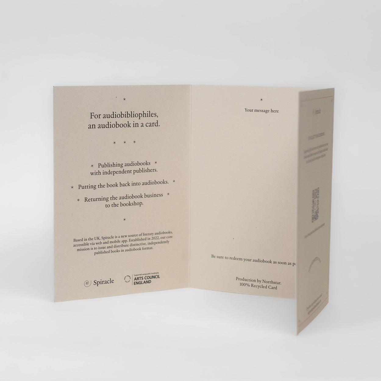 Audiobook In a Card: Frankenstein