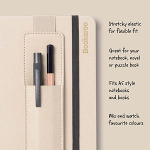 Bookaroo Pen Pouch in Cream