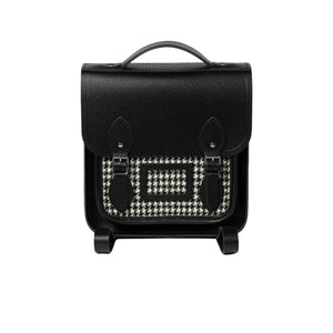 Small Portrait Backpack Harris Tweed Houndstooth