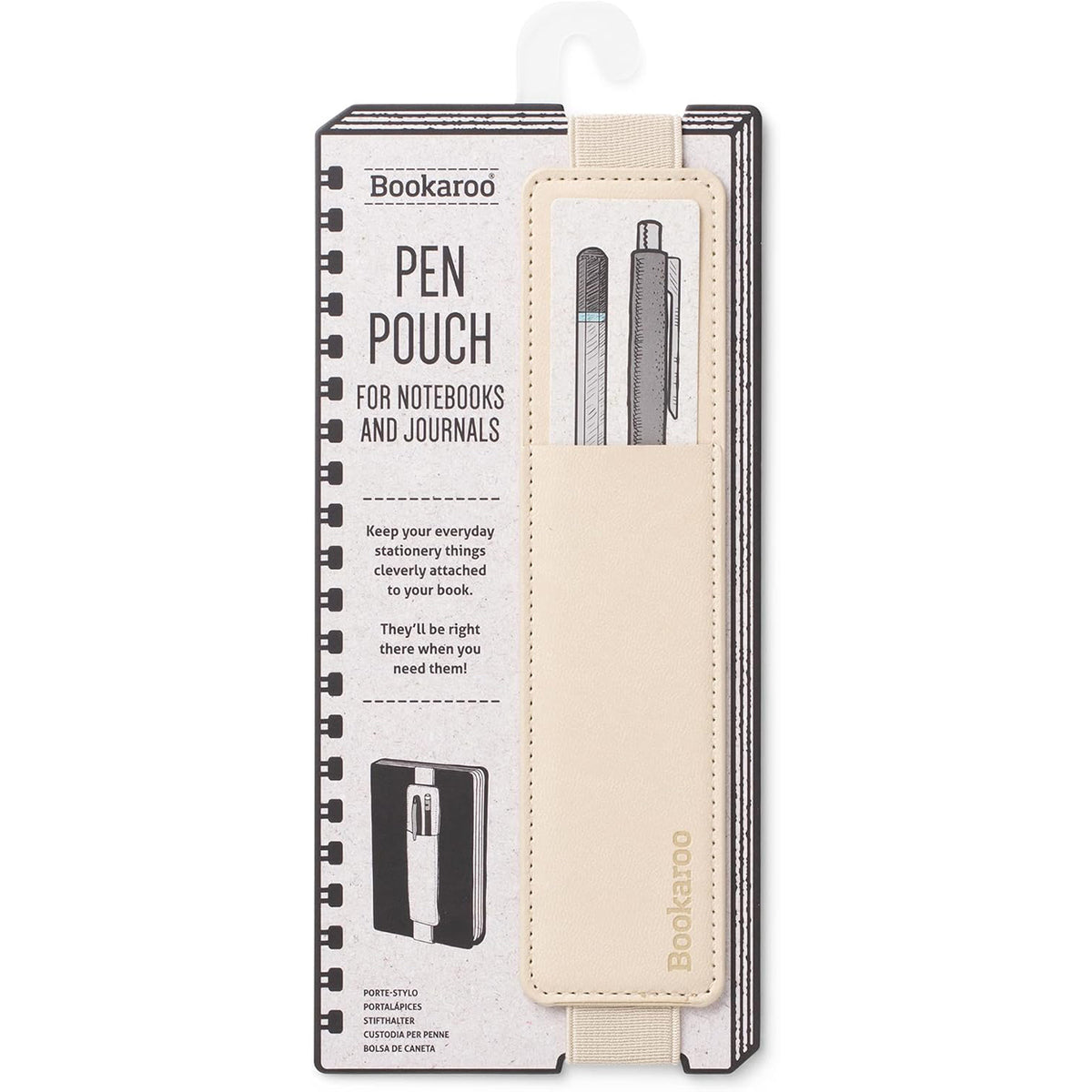 Bookaroo Pen Pouch in Cream