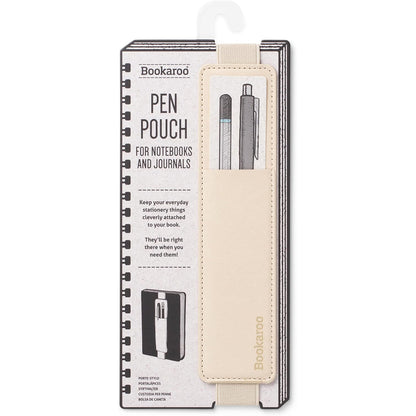 Bookaroo Pen Pouch in Cream