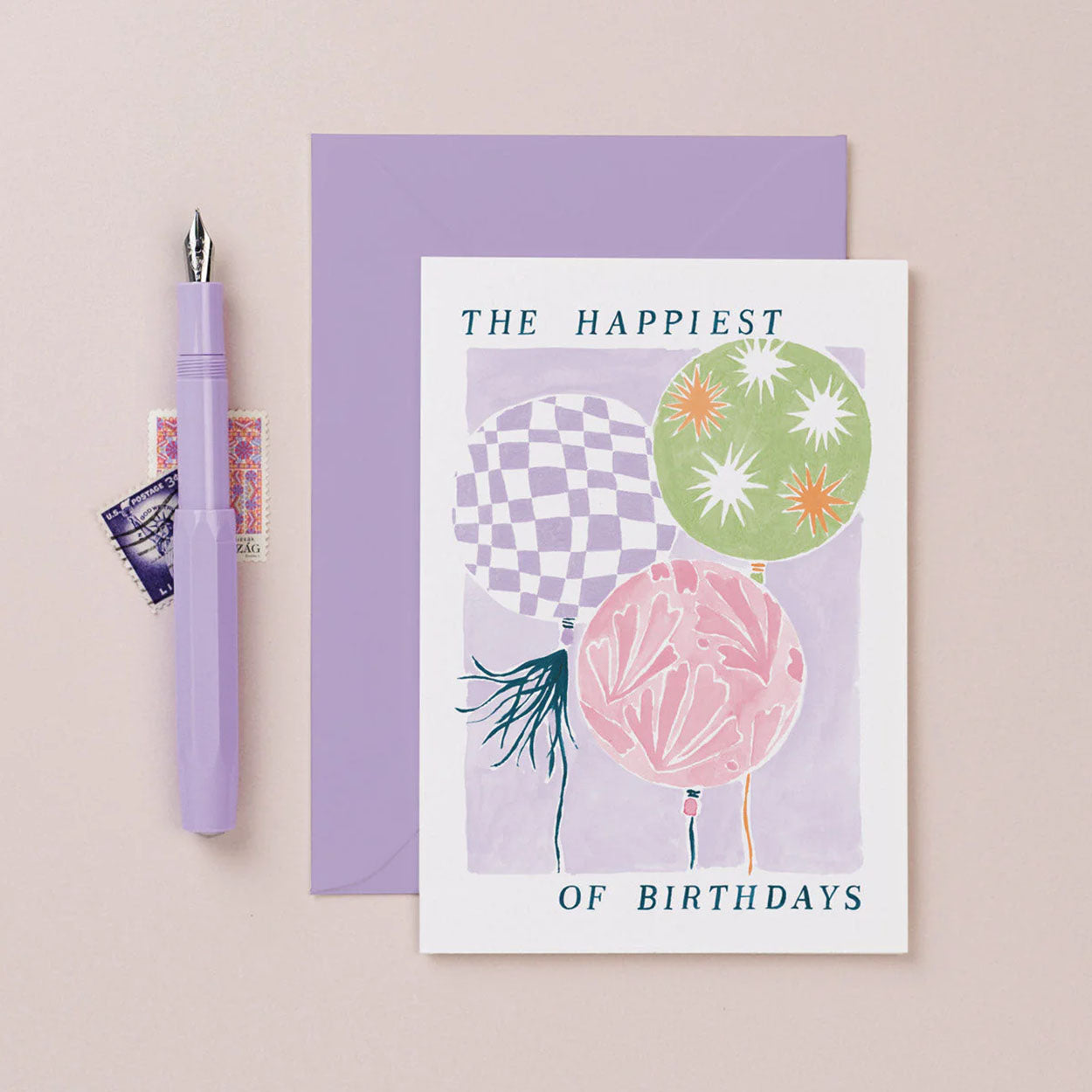 Balloons Birthday Card