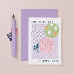 Balloons Birthday Card