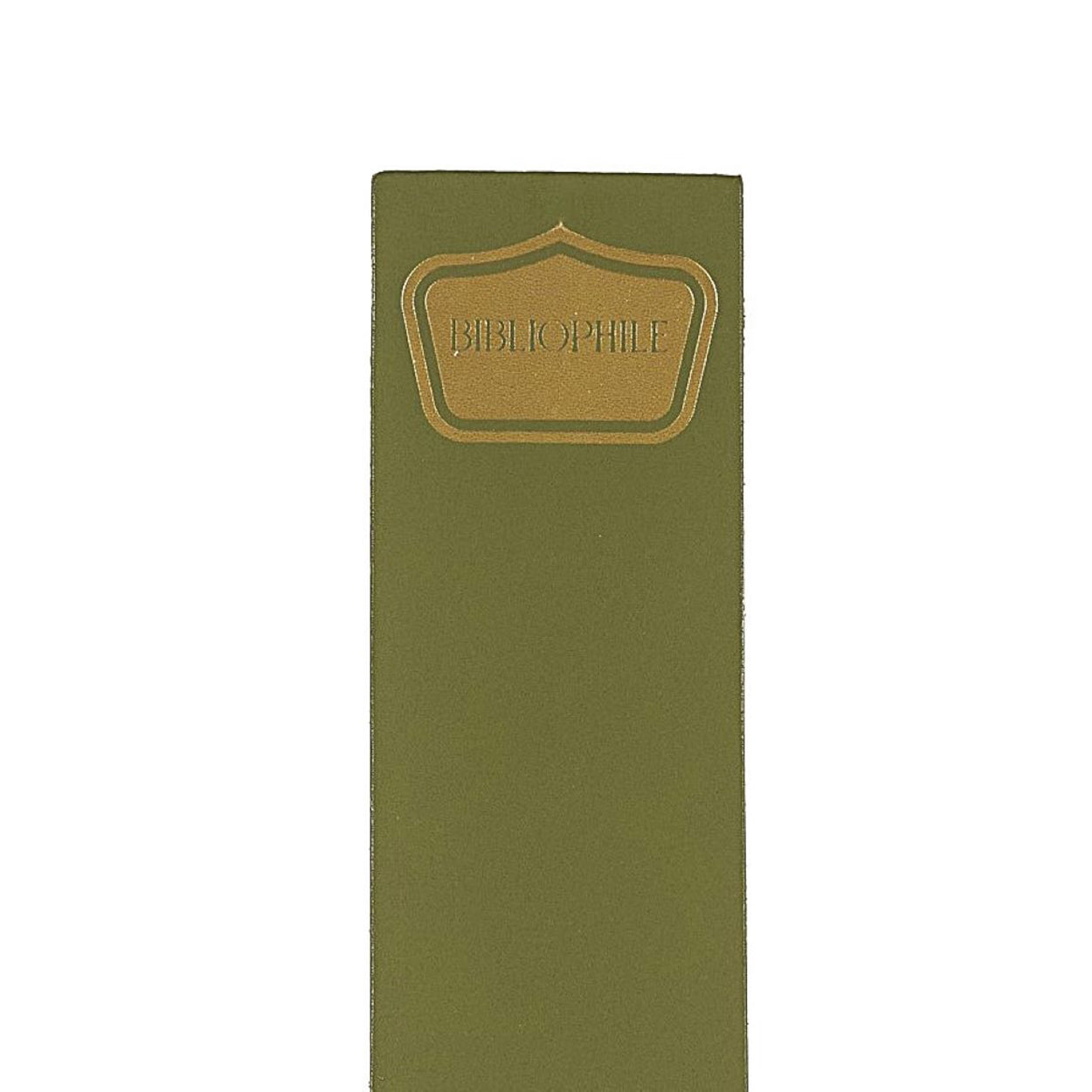 Bibliophile Leather Bookmark Detail
