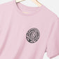 Black stamp on Pink T-shirt Lifestyle