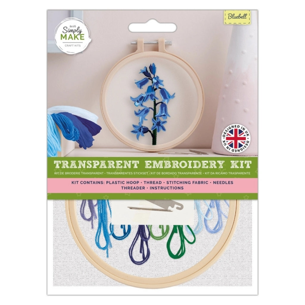 Bluebell Embroidery Kit packaging
