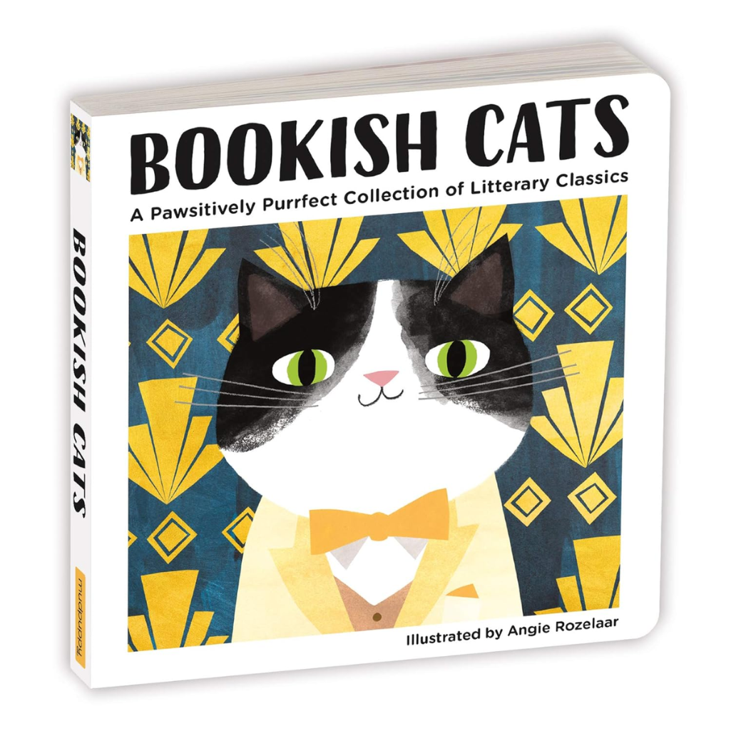 Bookish Cats Board Book, Front Cover Image