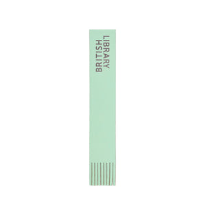 British Library Mint Leather Bookmark