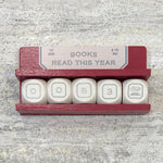 Books read this year book counter