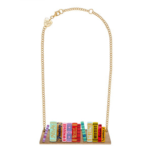 World Book Day Bookshelf Necklace