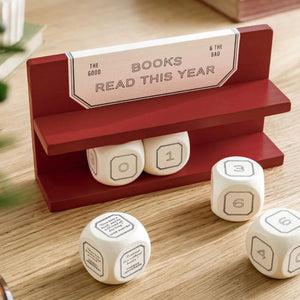 Wooden Block Book Counter