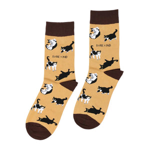 Brown Cat Socks