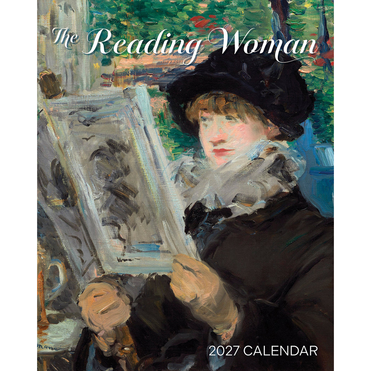 2027 Mini Reading Woman Calendar Front Cover