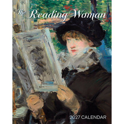 2027 Mini Reading Woman Calendar Front Cover