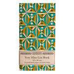 Slim List Book in Kaleidoscope