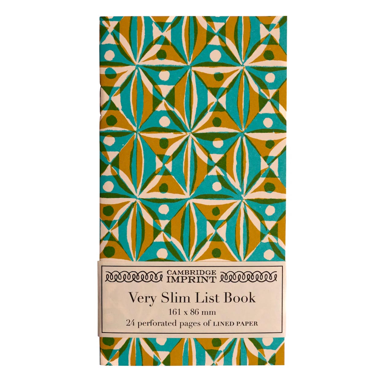 Slim List Book in Kaleidoscope