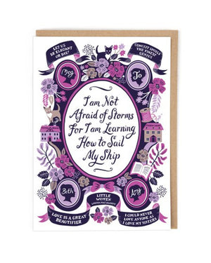 Little Women Greetings Card