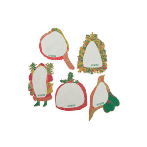 Image of the writeable part of Christmas cards