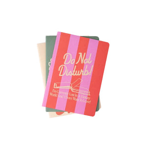 Do Not Disturb Notebook Set