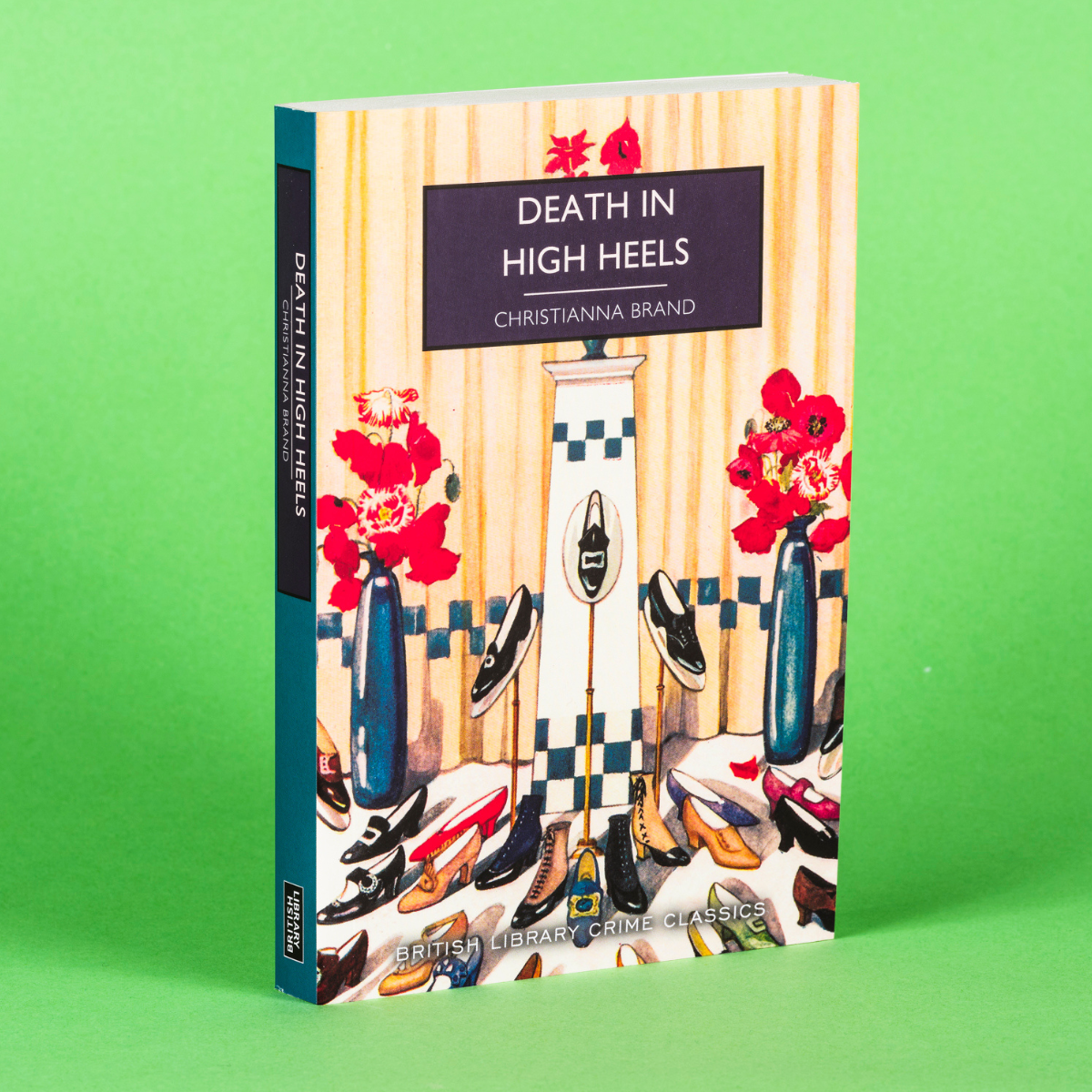 Death in High Heels Front Cover (Paperback)