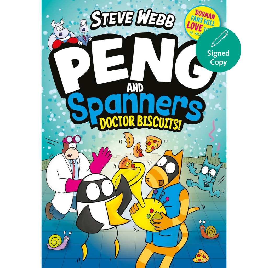 Peng and Spanners: Doctor Biscuits!: The laugh-out-loud series for fans of Bunny vs Monkey!
by Steve Webb (Author)  Format: Paperback