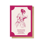 Emotionally Attached to Fictional Characters Card