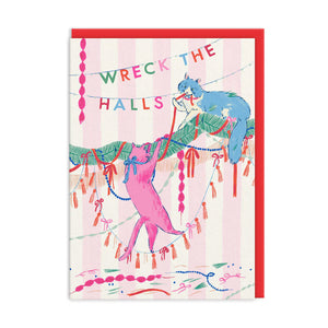 Wreck the Halls Christmas Card