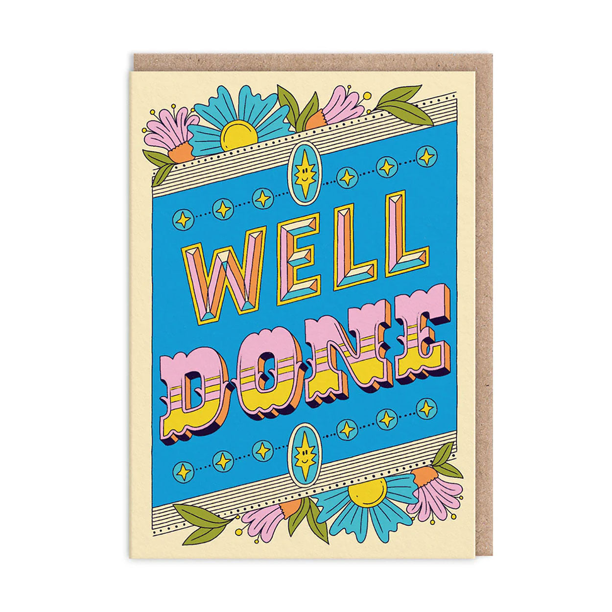 Well Done Typography Card