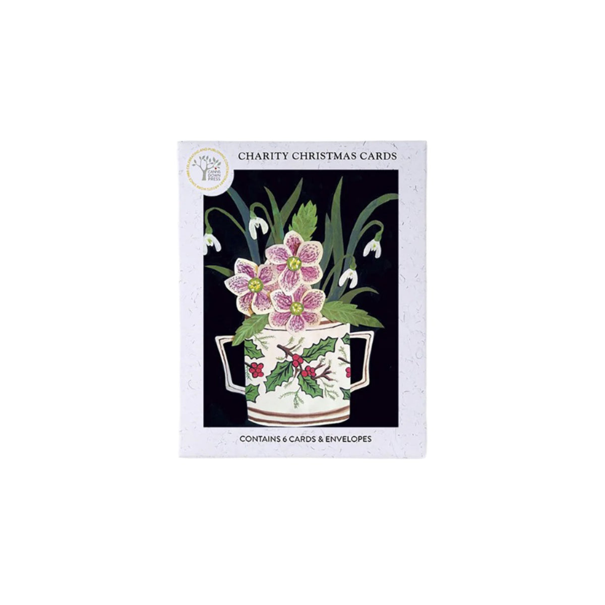 Hellebores and Snowdrop 6 pack of Christmas cards