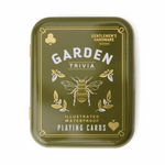 Garden Trivia in tin