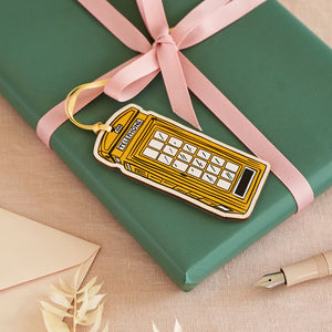 Phone Box Wooden Decoration lifestyle shot