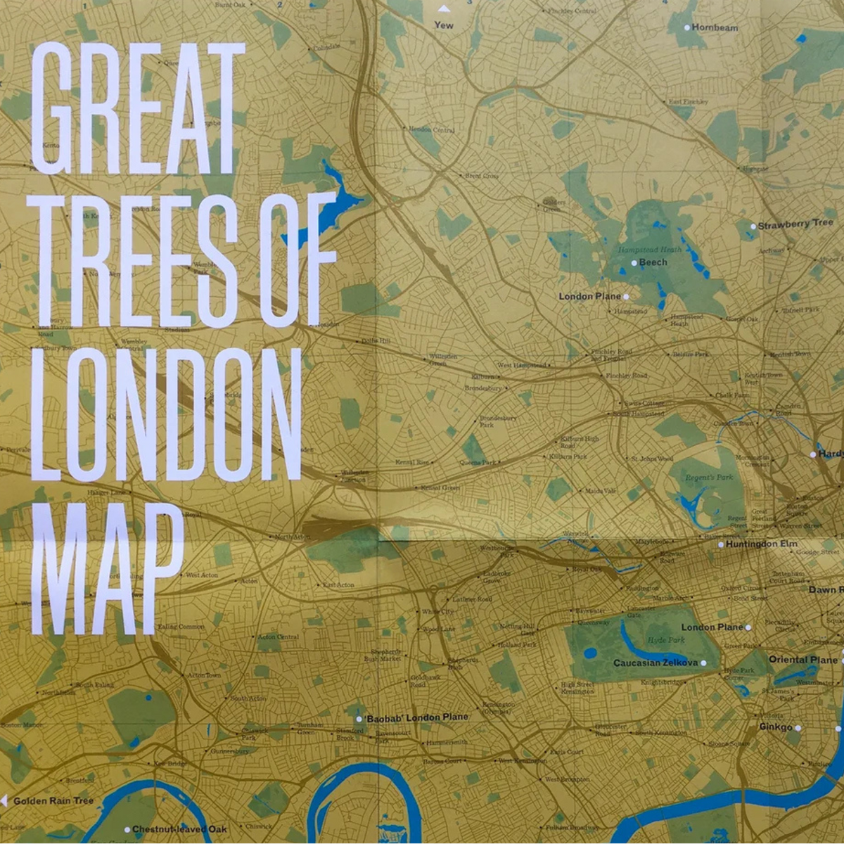 Great Trees of London Map
