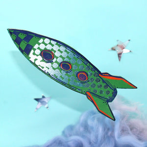 GreenRocketBookmark