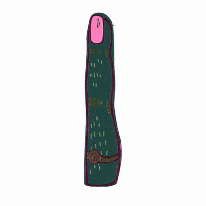 Teal Green finger bookmark front